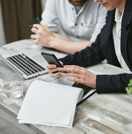 Bold Accrudency illustrasjon av supportteam